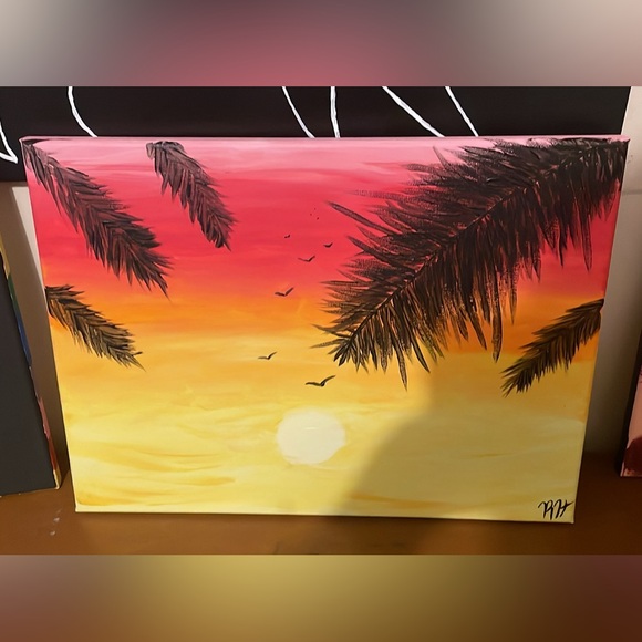 Hand painted canvas art - Picture 9 of 9